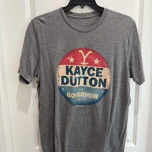 🌟Gray Graphic Tee with Patriotic Design